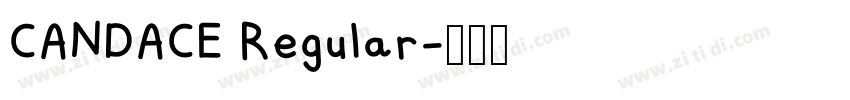 CANDACE Regular字体转换